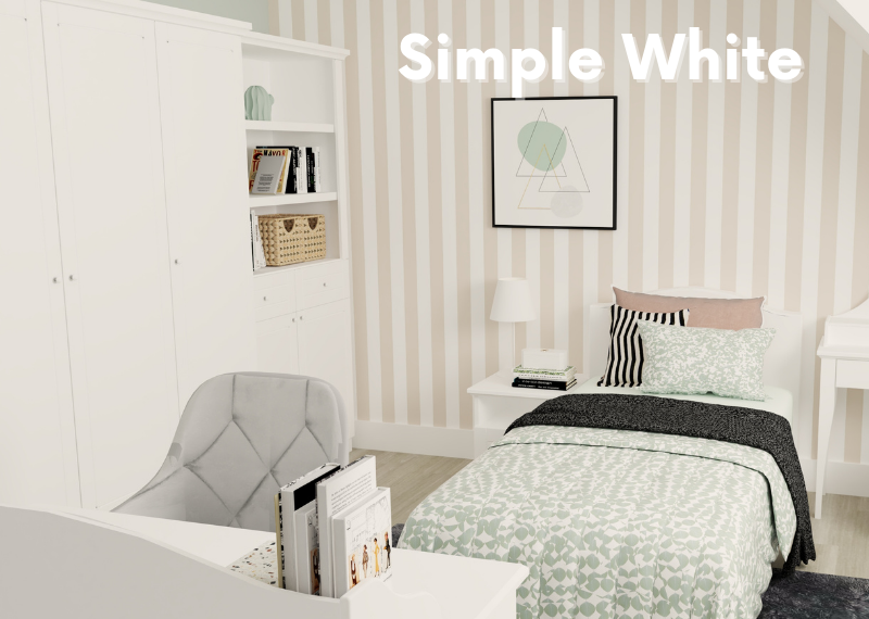 simple white