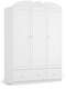 Riidekapp 135 Bianco Fiori