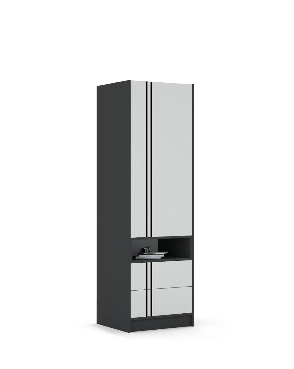 Riidekapp 60-2-60V/200 Dark Stone