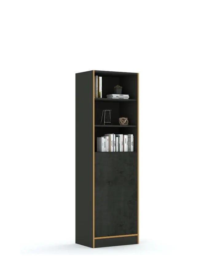 Raamaturiiul 60-45/200 Mode Concrete Oak
