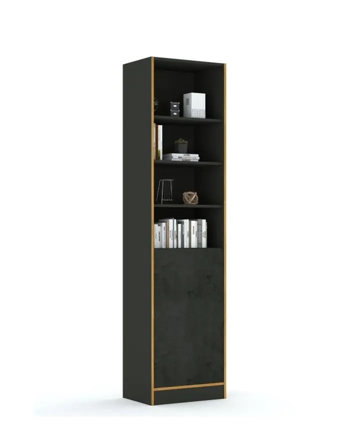 Raamaturiiul 60-45/240 Mode Concrete Oak