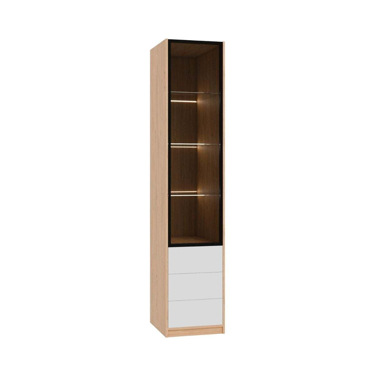 Vitriinkapp 50/240 led Mode 2 White Oak