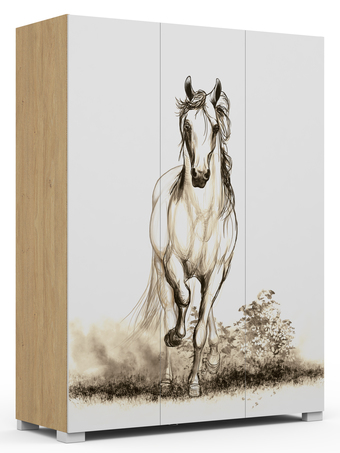 Riidekapp 150 Horse Oak