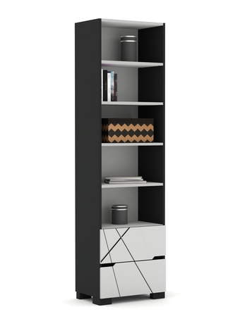 Raamaturiiul 55 kõrge X Dark