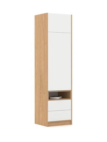 Riidekapp 60-2-60V/240 White Oak