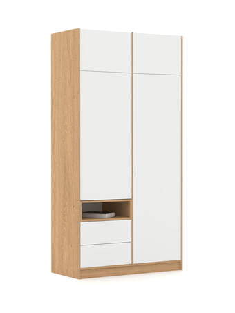 Riidekapp 120-2-60/240 White Oak