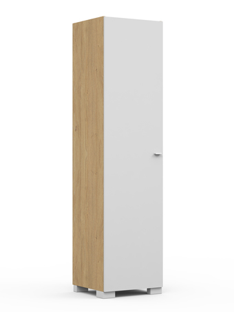 Riidekapp 50 vasak UNI Oak