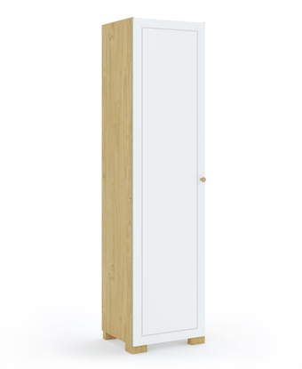 Riidekapp 50 vasak Frame Oak White
