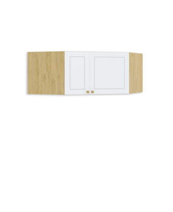 Kõrgendus nurgakapile Frame Oak White