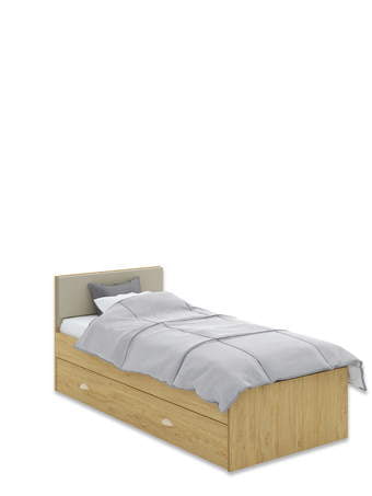 Voodi 90x200 S Oak Latte