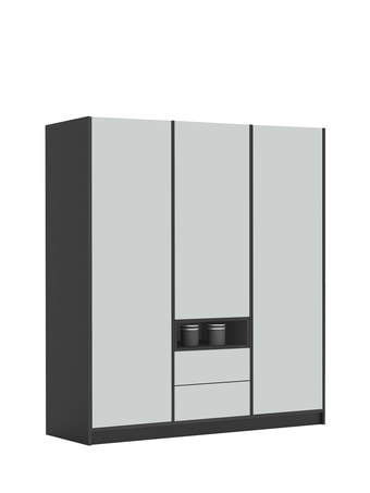 Riidekapp 180-2-60/200 Dark Grey