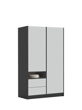 Riidekapp 120-2-60/200 Dark Grey