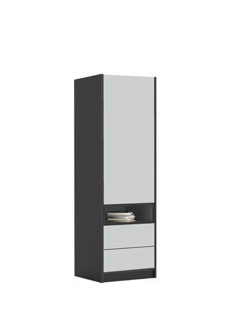 Riidekapp 60-2-60P/200 Dark Grey