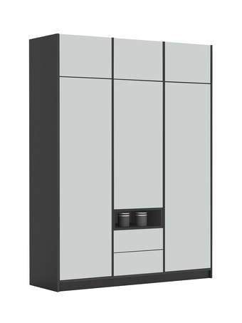 Riidekapp 180-2-60/240 Dark Grey