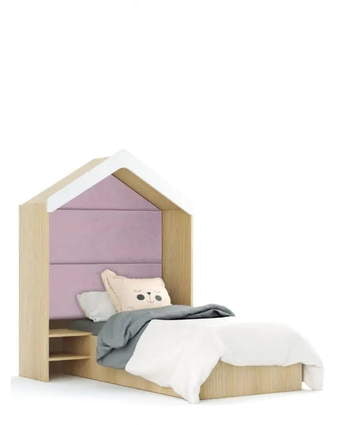 Maja voodi Oak Lindberg&Pink