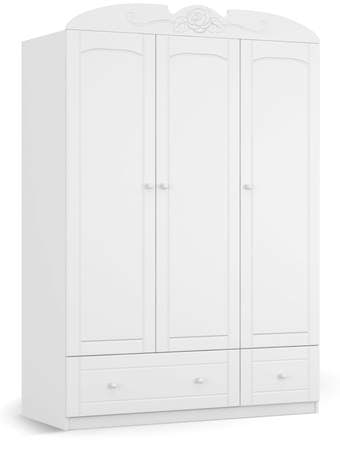 Riidekapp 135 Bianco Fiori