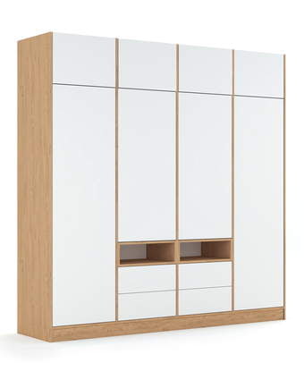 Riidekapp 240-4-60/240 White Oak