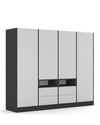 Riidekapp 240-4-60/200 Dark Grey