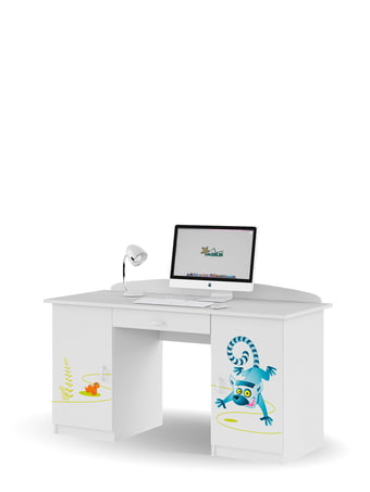 Kirjutuslaud 145 Happy Animals White