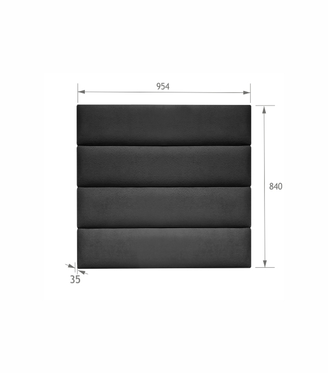 4-Panel 90 Black 4-Panel 90 Black
