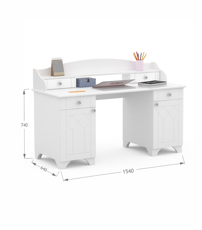 Biurko 150 Royal White