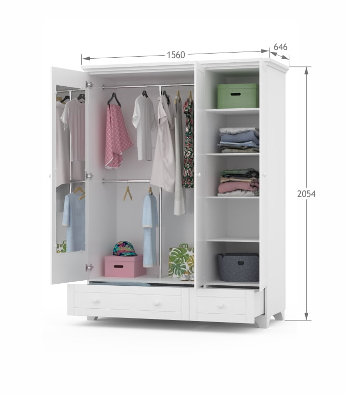Szafa 150 Royal White