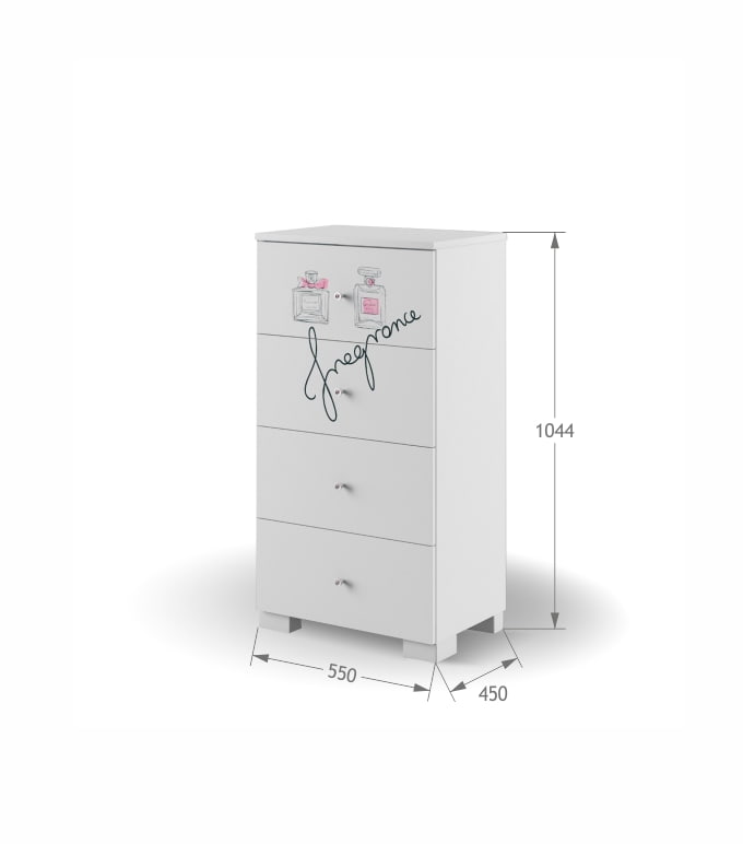 Komoda 55 Fashion Pink